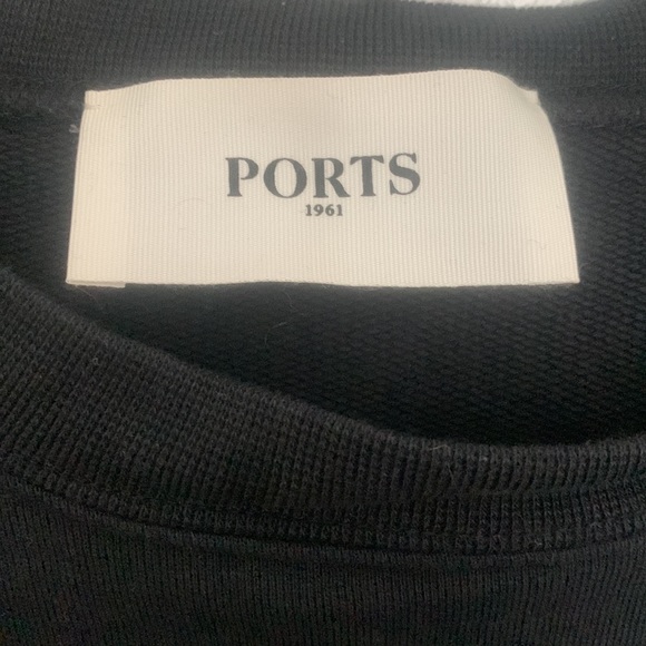 Ports 1961 - Black Side Slide Abstract Sweatshirt - Picture 6 of 10